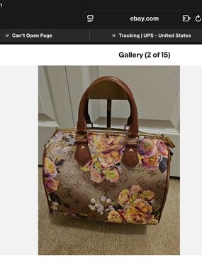 Authentic Louis Vuitton Garden Party speedy 25.  Rare and beautiful
